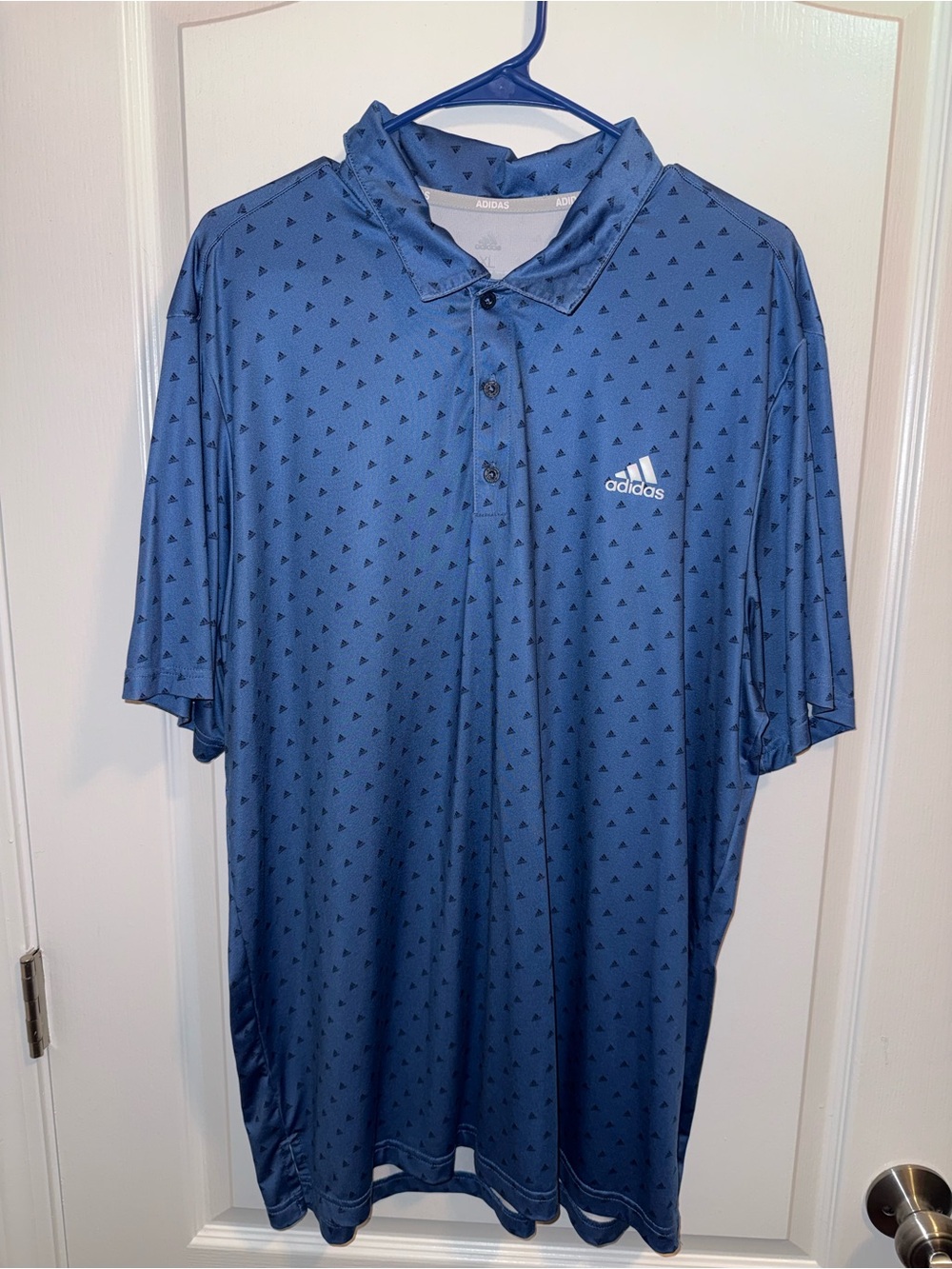 Adidas Golf Men’s Blue Polo Shirt in Size XL